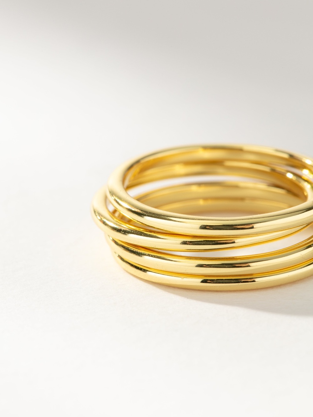 Uncommon James Simple Band Ring Stack (Set of 4)